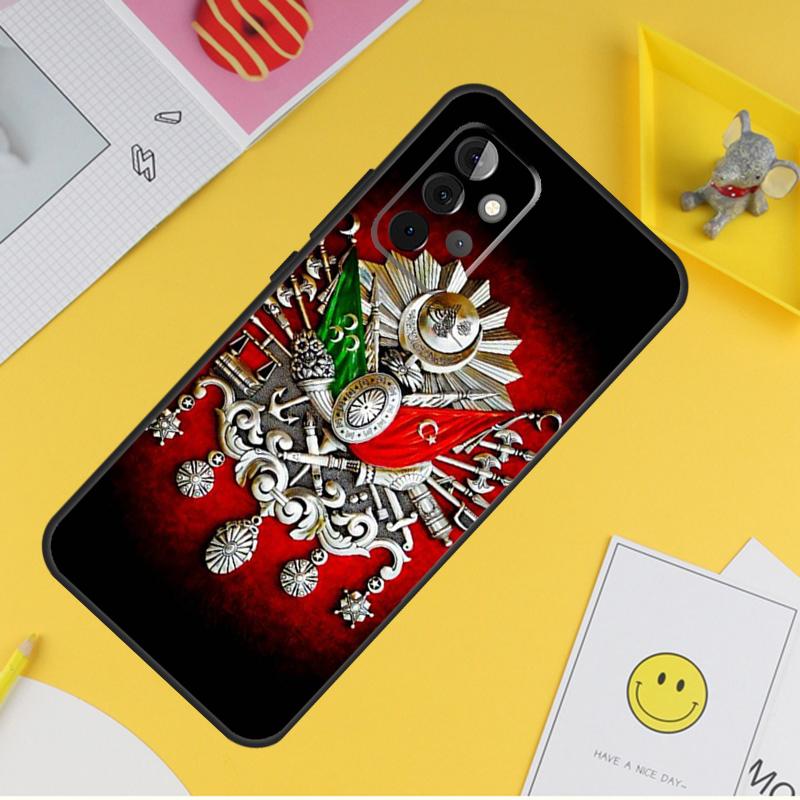 Osmanlı İmparatorluğu Arması Samsung Galaxy A14 A34 A54 A12 A32 A52 A51 A71 A53 A33 A13 A15 A25 A35 A55 Telefon Kılıfı