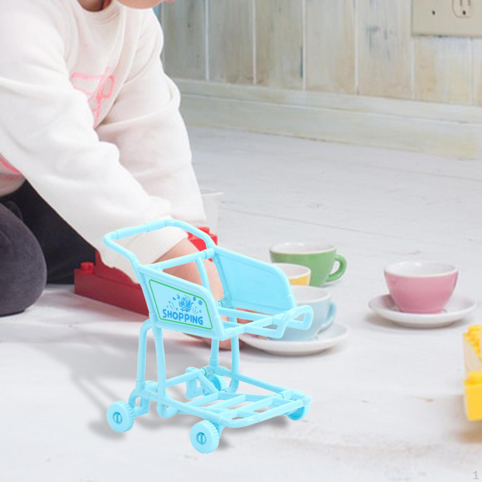 

Kids Shopping Cart Early Learing Interactive Creative Funny Grocery Supermarket Handcart Toy синий