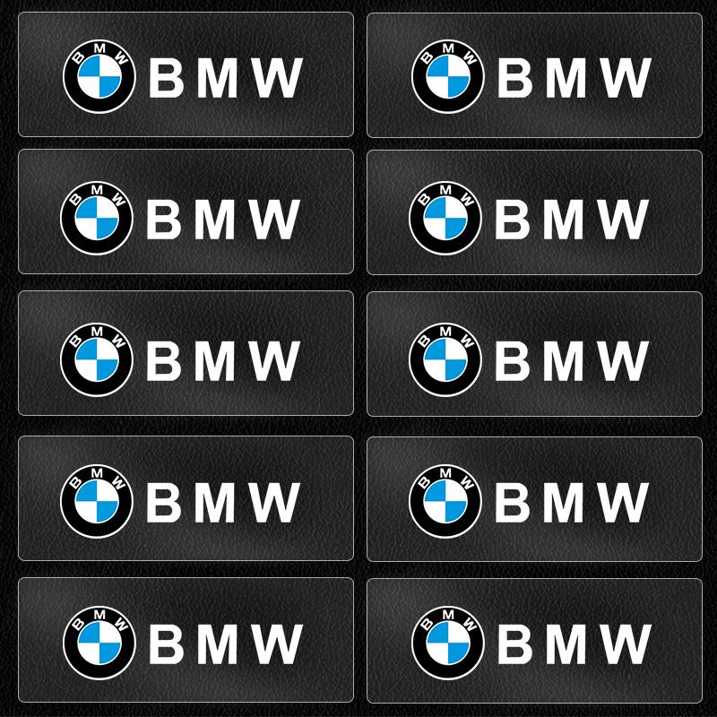 KYLZ4 5/10pcs For BMW X1 X3 X5 X6 G01 G05 G06 G08 G20 G21 G30 G31 Car Interior Sticker Central control Decals Emblem Badge Car Styling