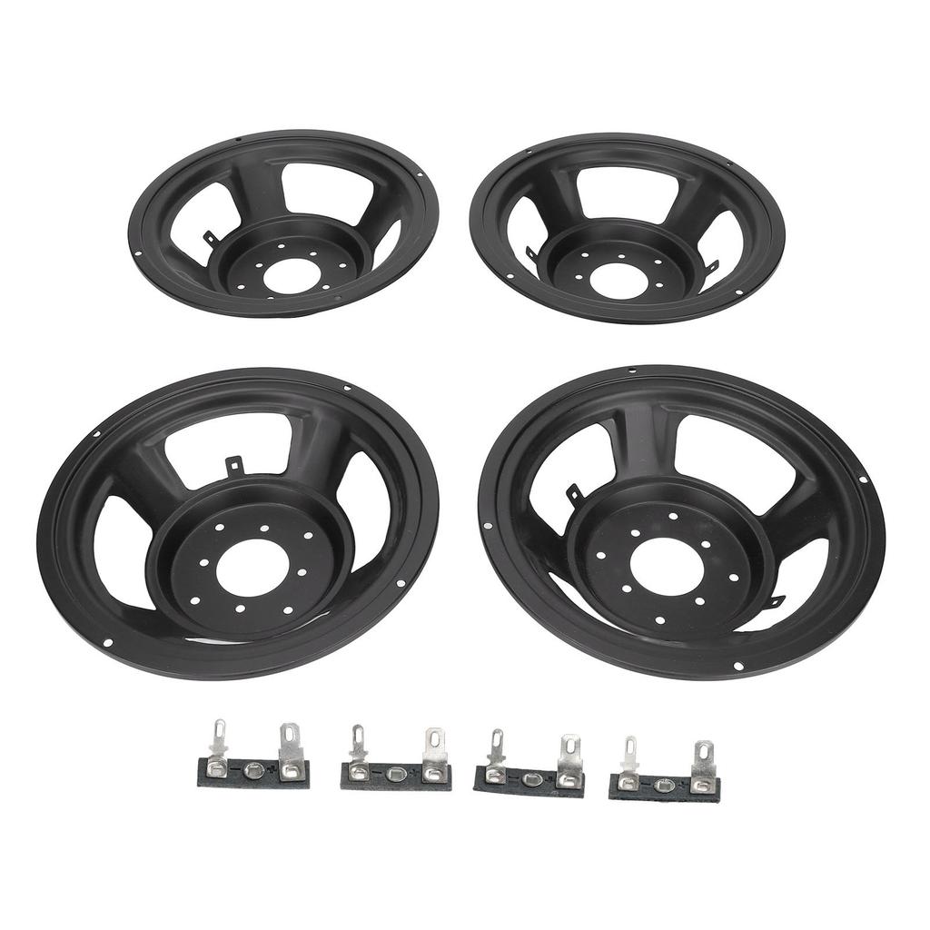 4pcs Speaker Basin Stand Reverse Subwoofer Basin Bracket Repair Parts for 8 Inch Speakers