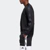 adidas Printed Logo Crewneck Long Sleeve T-Shirt Men Tops Black DU1037