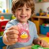 Kawaii Squeeze Toy, Soft TPR Stress Ball for Anxiety, Slow Rising Decompression Fidget, Cute Gift for Kids