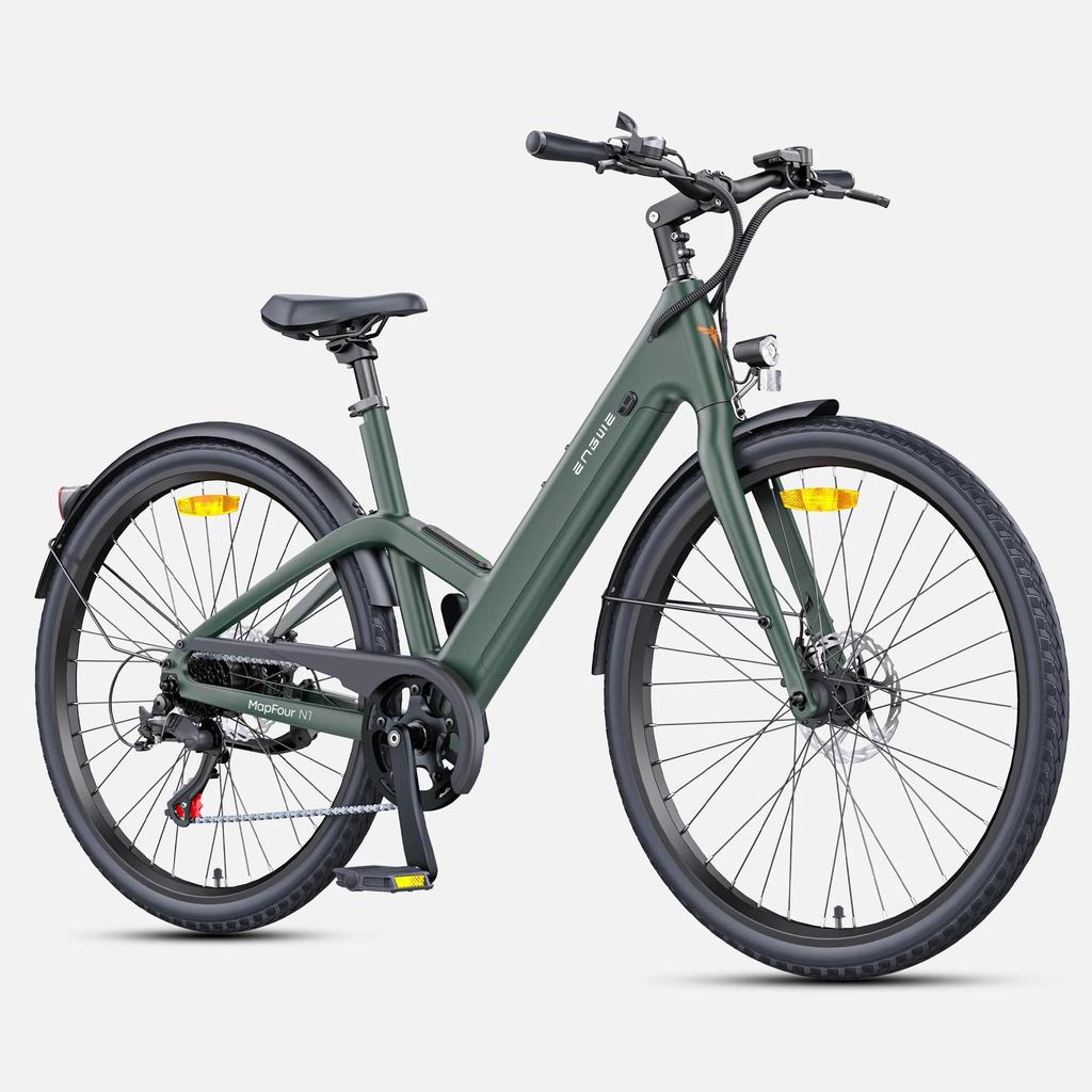MAPFOUR N1 AIR ST 36V 10Ah Carbon Fiber E-Bike – 700×38C Tires, 7-Speed Shimano, 25km/h, Mechanical Disc Brakes, Lightweight 16.4kg