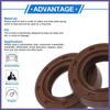 Oil Seal Seal Ring Rotary Shaft Seal FKM Rubber 18X30X7Mm 2 Pcs