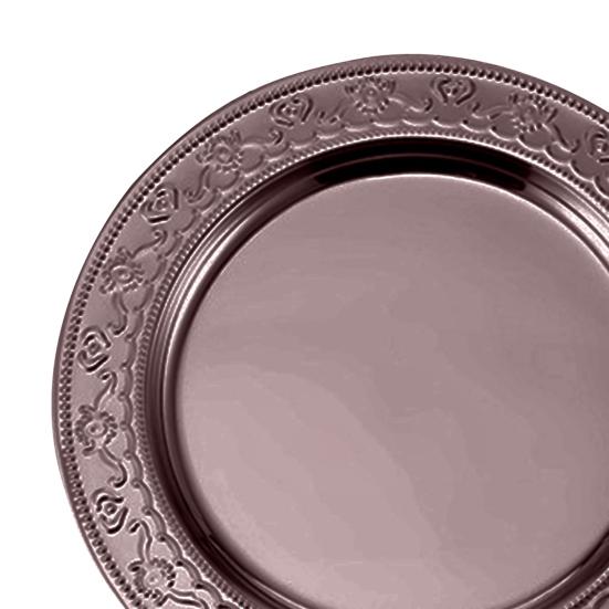 Stackable Dinner Plate Mirror Polish Stainless Steel Western Steak Serving Dish Kitchen Gadget