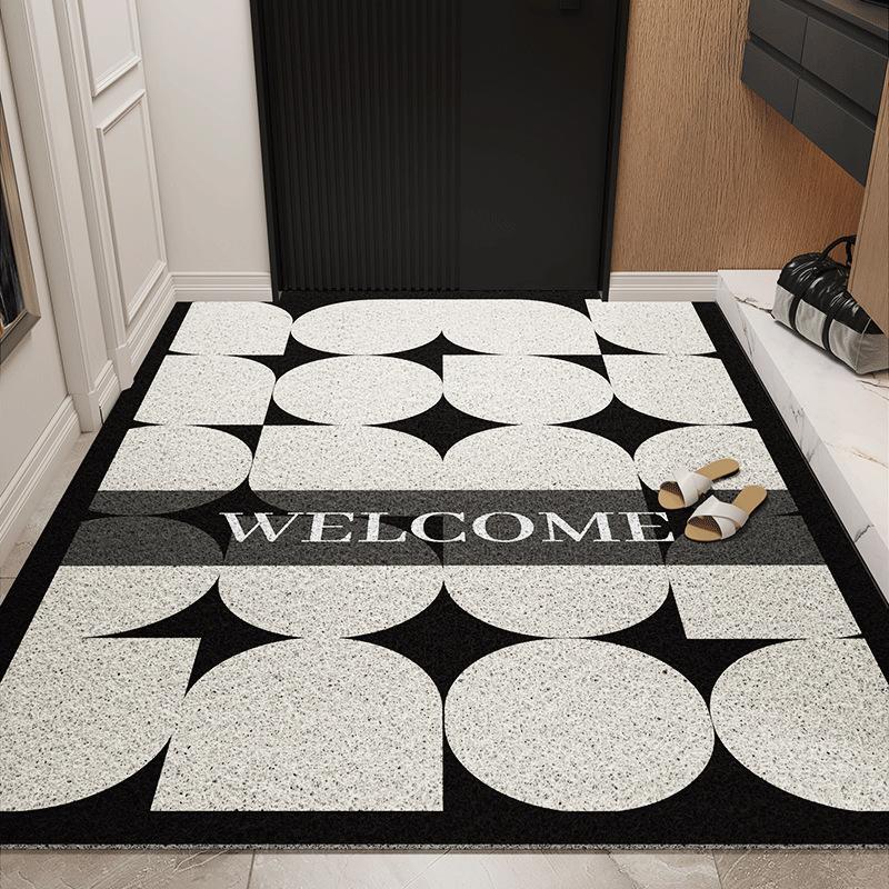 

Дверной коврик Песок Соскребающий износостойкий проволочный кольцевой коврик для двери Дверной коврик Нескользящий коврик для двери Можно резать ковер 100*160