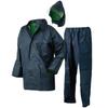 Otafuku Glove RF-2 Rain Suit [100% PVC with Thread, Waterproof Top and Bottom Set] Navy, Size L