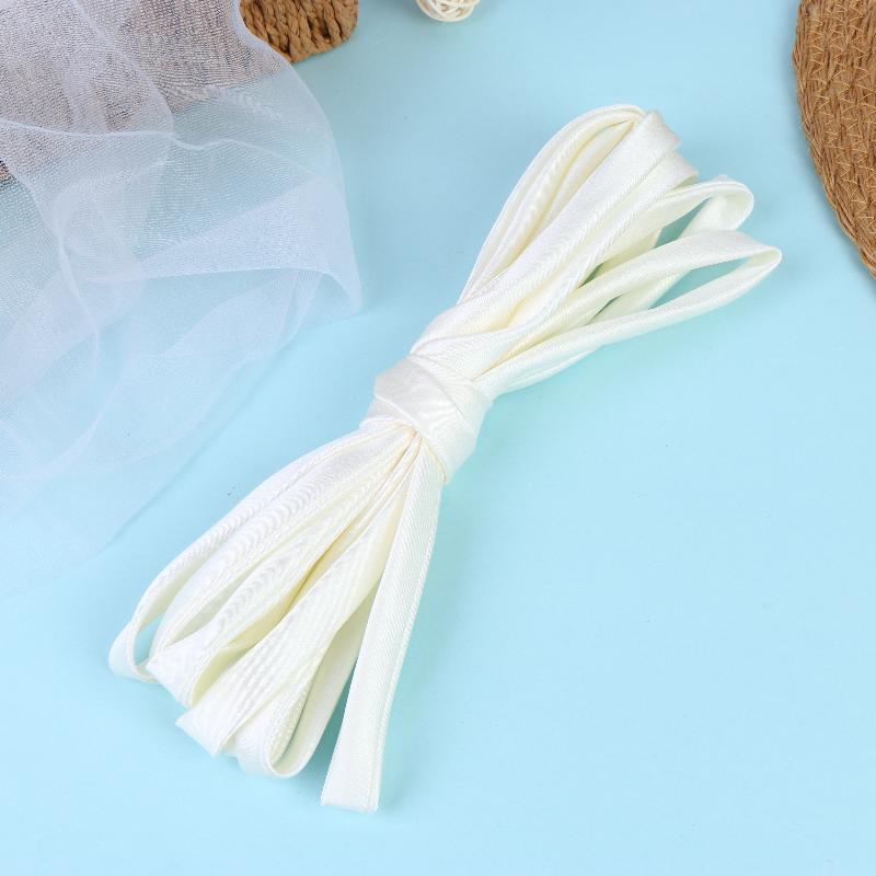 Wedding Gown Back Lacing Band 4M Long Soft Skin-friendly Ribbon Strap for Evening Dress Prom Party
