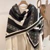 New Fashion Winter Cashmere Scarf Women Luxury Duplex Print Female Shawl Wrap Scarves Lady Thick Warm Blanket Echarpe Pashmina