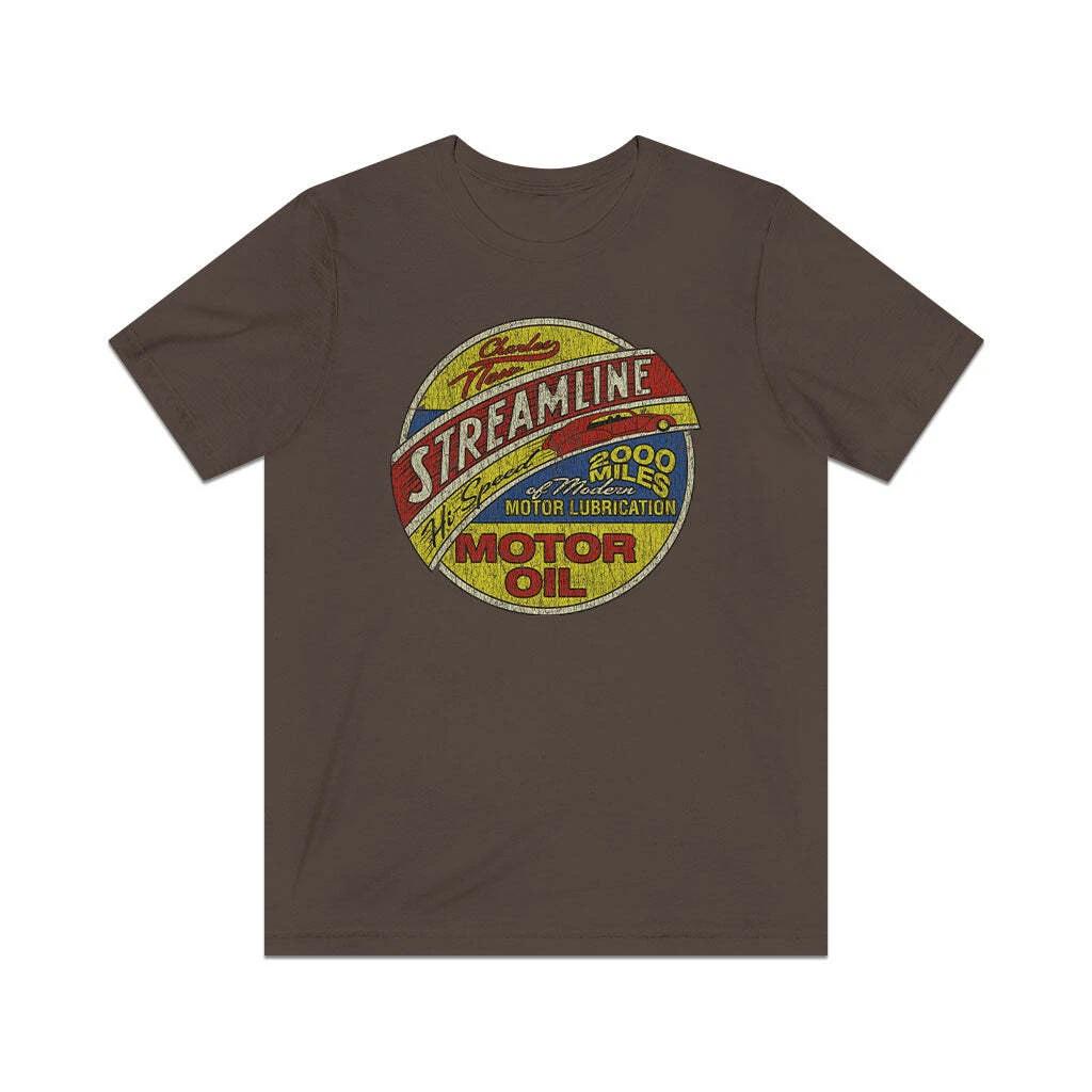 

Streamline High Speed Motor Oil 1934 Vintage Men s T shirt 3XL
