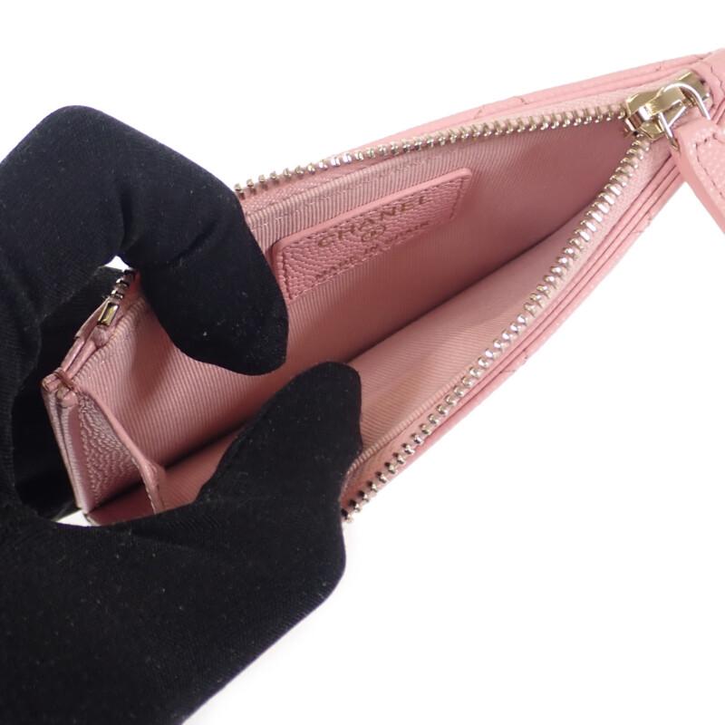 Chanel AP0374 Card Case Pink Women