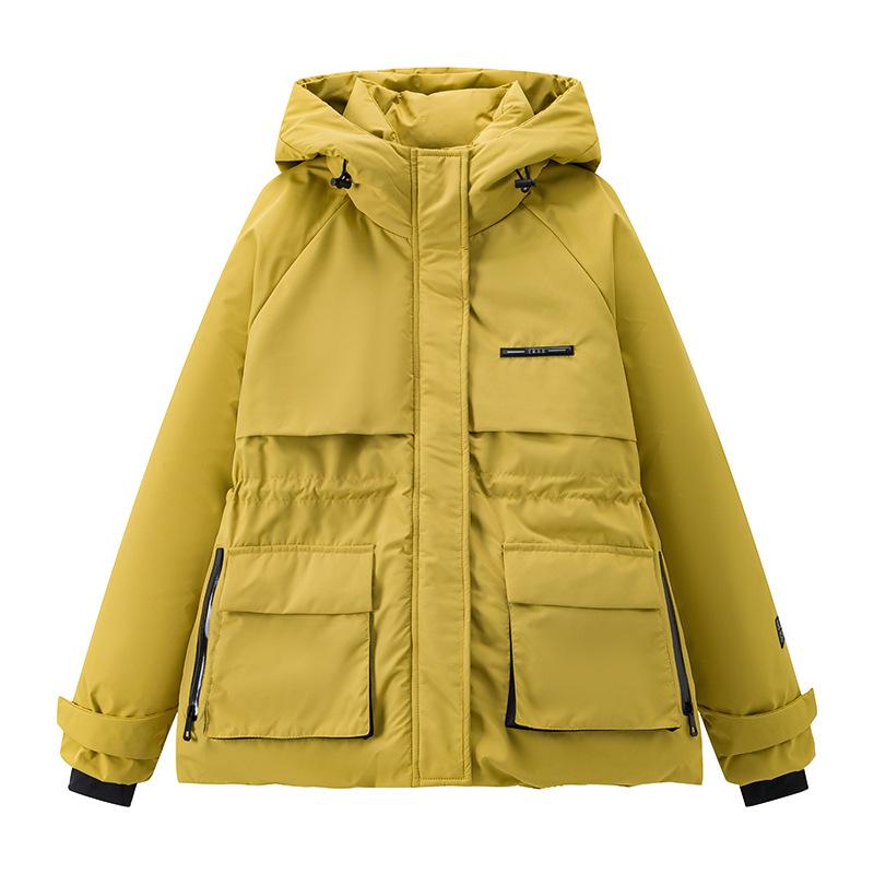 Down cotton-padded clothes and cotton-padded clothes for women's winter new medium and long styles with waist and thin jackets, jackets and padded