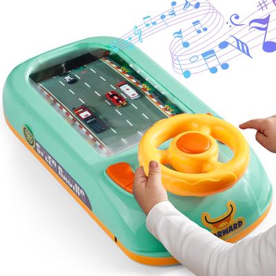 Interactive Play for Racing, Dodging, and Overtaking Games, with Sound and Light Effects, Fun Simulation for Developing Driving