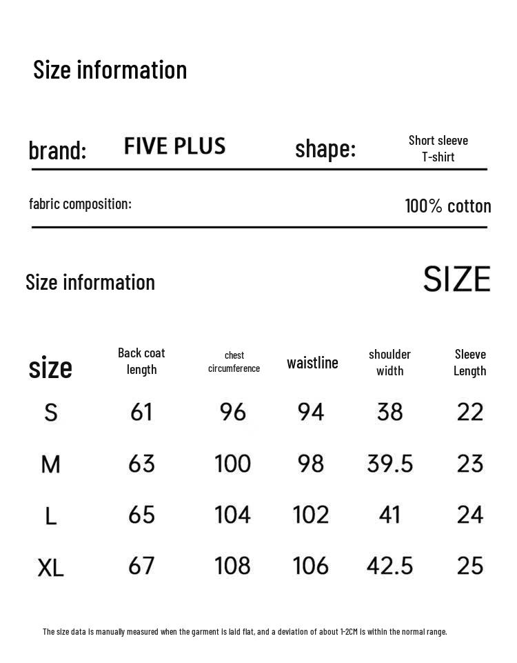 FivePlus Women's Pure Cotton Printed Round Neck T-shirt