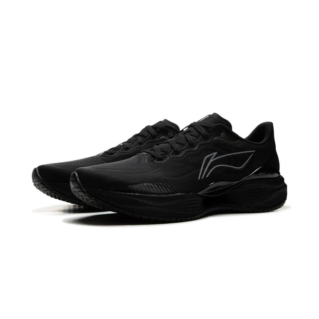 Scarpe da Corsa Li Ning Super Light 22 Basse per Corsa su Lunga Distanza e Sprint Uomo Nero Puro ARBV001-13