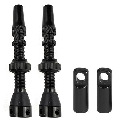 1 Pair CNC Technology Tubeless Tire Valves Aluminum Zinc Zinc Alloy Bike Valve Kits  MTB Bike
