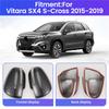 Kryt z uhlíkových vláken pro zpětné zrcátko Suzuki Vitara SX4 S-Cross 2015- Krytka bočního křídla zpětného zrcátka-A87Q