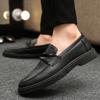 Fashion Men Casual Shoes Luxury Men's Loafers Handmade Leather Men's Shoes Moccasins Slip On Flats Male Tassel Driving Shoes for Man
