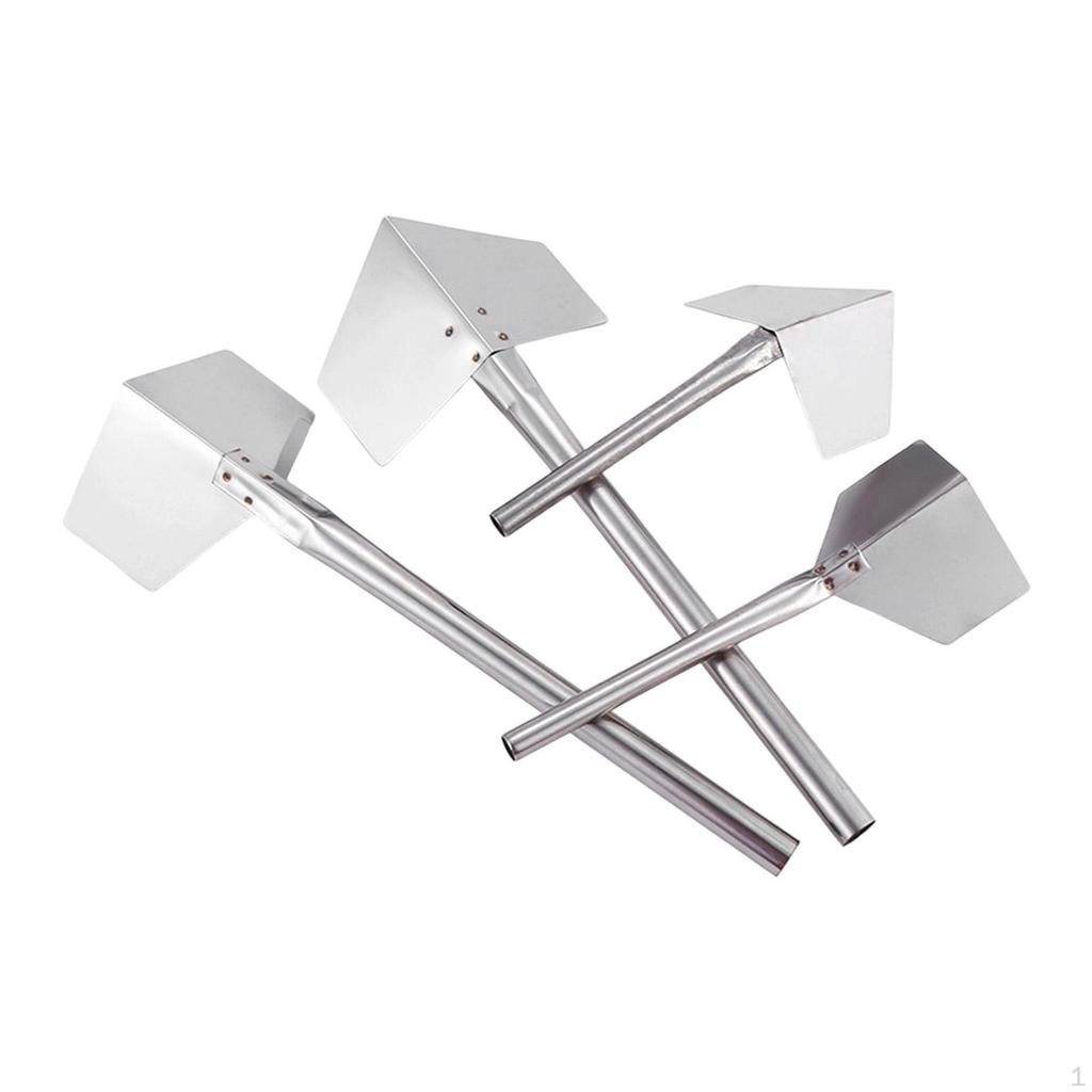 4x Drywall Corner Tool Set Outside and Inside Trowels Hand Tools Portable Concrete Edger for