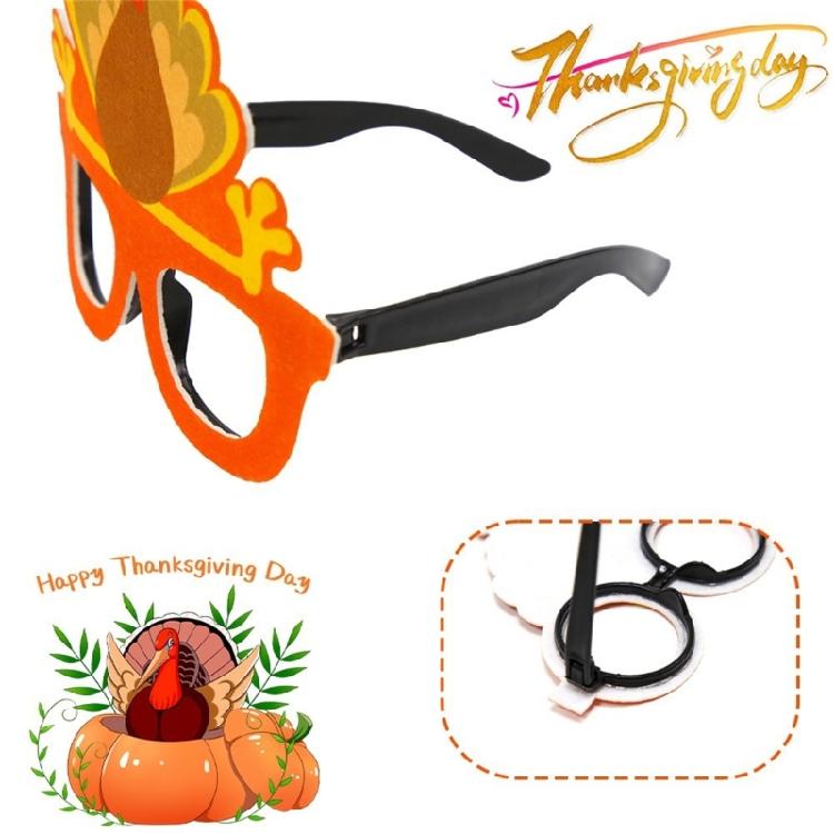 Happy Thanksgiving Day Glasses Turkey Glasses Party Supplies Easy To Use For Home Office Classroom