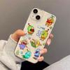 Cute Cartoon Fish Clear Phone Case, Kawaii Sea Creature Shockproof Soft Cover for iPhone