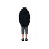 WE11DONE Ss22 Sleeve Edge Angel Spray Decoration Solid Color Hoodie Unisex Hoodie Black WD-TH1-22-574-U-BK