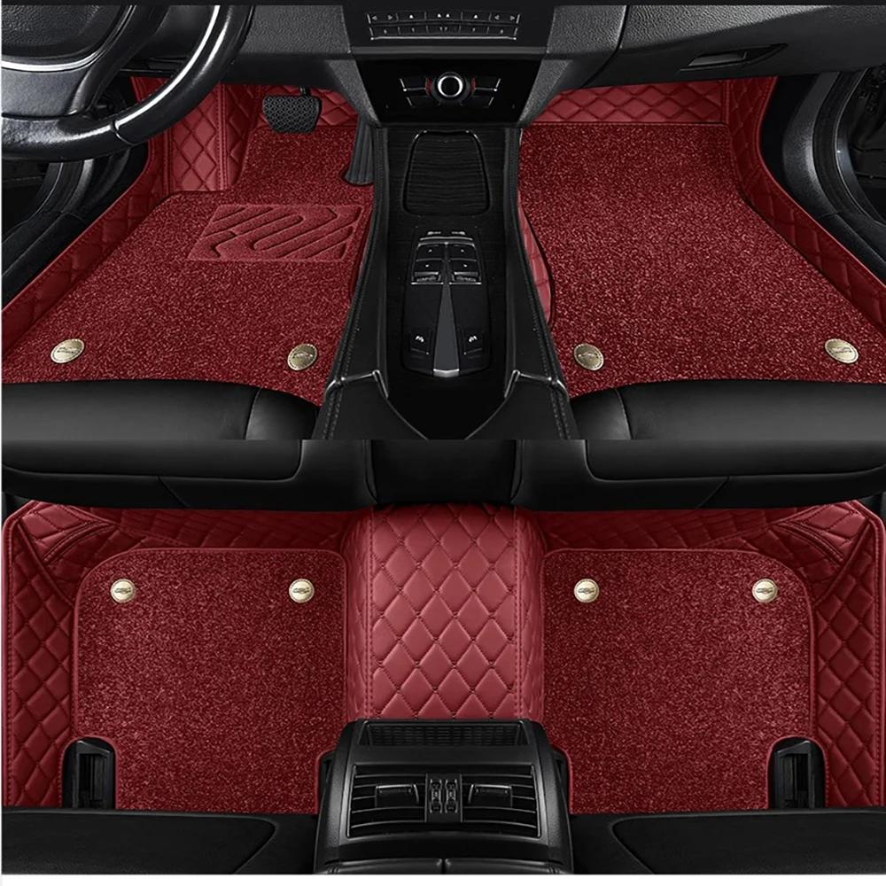 For Landrover Range Rover Velar Auto Double layer 5D Custom Car Floor Mats Carpets Foot liners car Accessories voiture