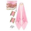 Belly Dance Performances Outfit Set Adult Belly Dancing Costume Lightweight Design For Dynamic Stage Presences