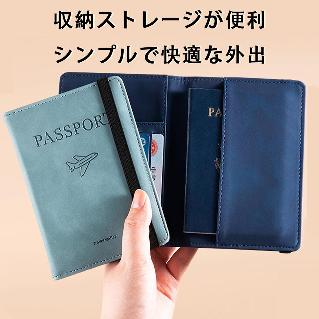 Akkerds Passport Passport Simple Multifunctional Certificate Bag with Airline Ticket Perfect for Domestic and International Pink Bag, Anti-Theft