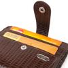 Textured Men's Wallet Made of Genuine Leather CANPELLINI Purse 21691 Brown