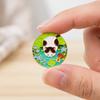 Unisex Brooch Cartoon Kitten Design Zinc Alloy Brooch Pin Bag Sweater Suit Lapel Decorative Enamel Badge Versatile Accessory