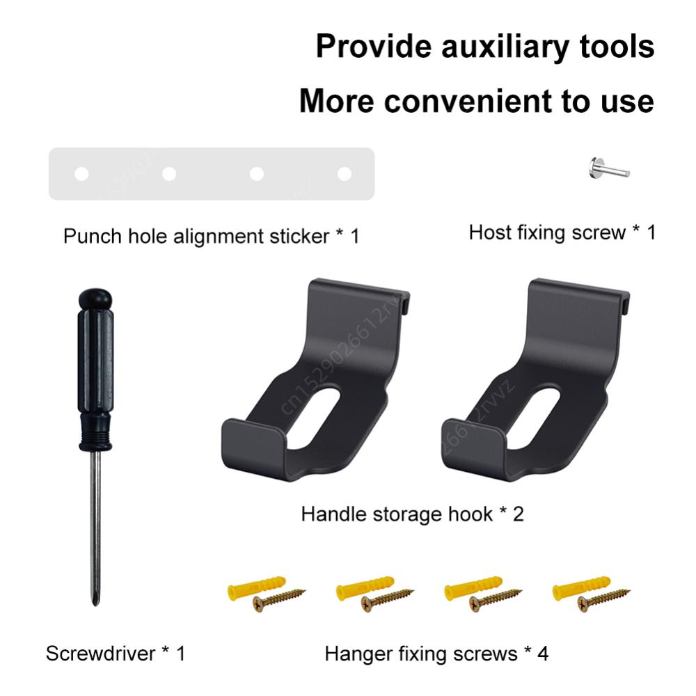 Wall Mount Bracket Vertical Stand with 2 Controller Mounts Display Stand Base for PS5 Slim Digital Edition and Disc Edition