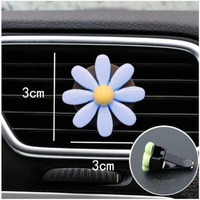 Car Perfume Clip Flower Air Outlet Car Air Freshener Peach Blossom Aroma Diffuser Car Decoration Accessories Fresh Air