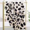 Osuška Ultra Soft Cartoon Cow Print Design Silný absorbující vodu Lehký rychleschnoucí ručník