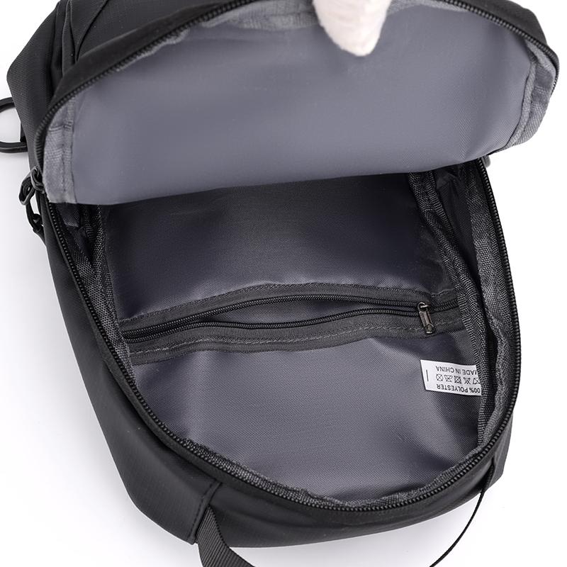 Men's Chest Bag Sports Commuter Shoulder Bag Multifunctional Nylon Large Capacity Outdoor Crossbody Bag