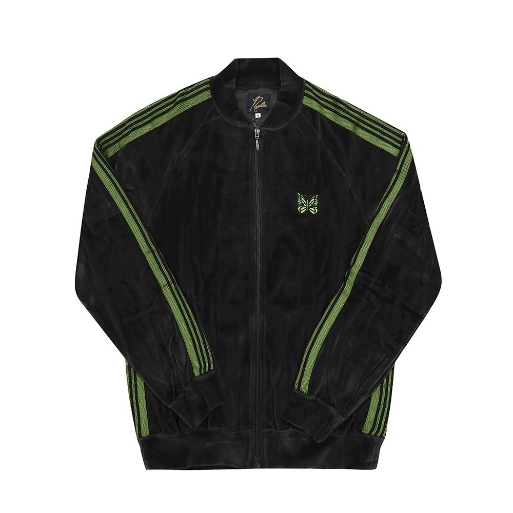 

Needles Velvet Rib Collar TraCk JaCket Male Rw323 C blaCk RW323 C-Black (XL)