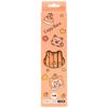 Pencil case Kapibara 12 primary school students writing school supplies cute children's stationery round rod HB pencil