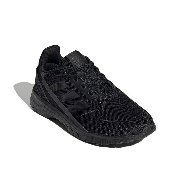 Adidas Neo Nebula Ted Non-Slip Shock Absorbing Wear-Resistant Low-Top Running Shoes Kids Running Shoes Black EH2543