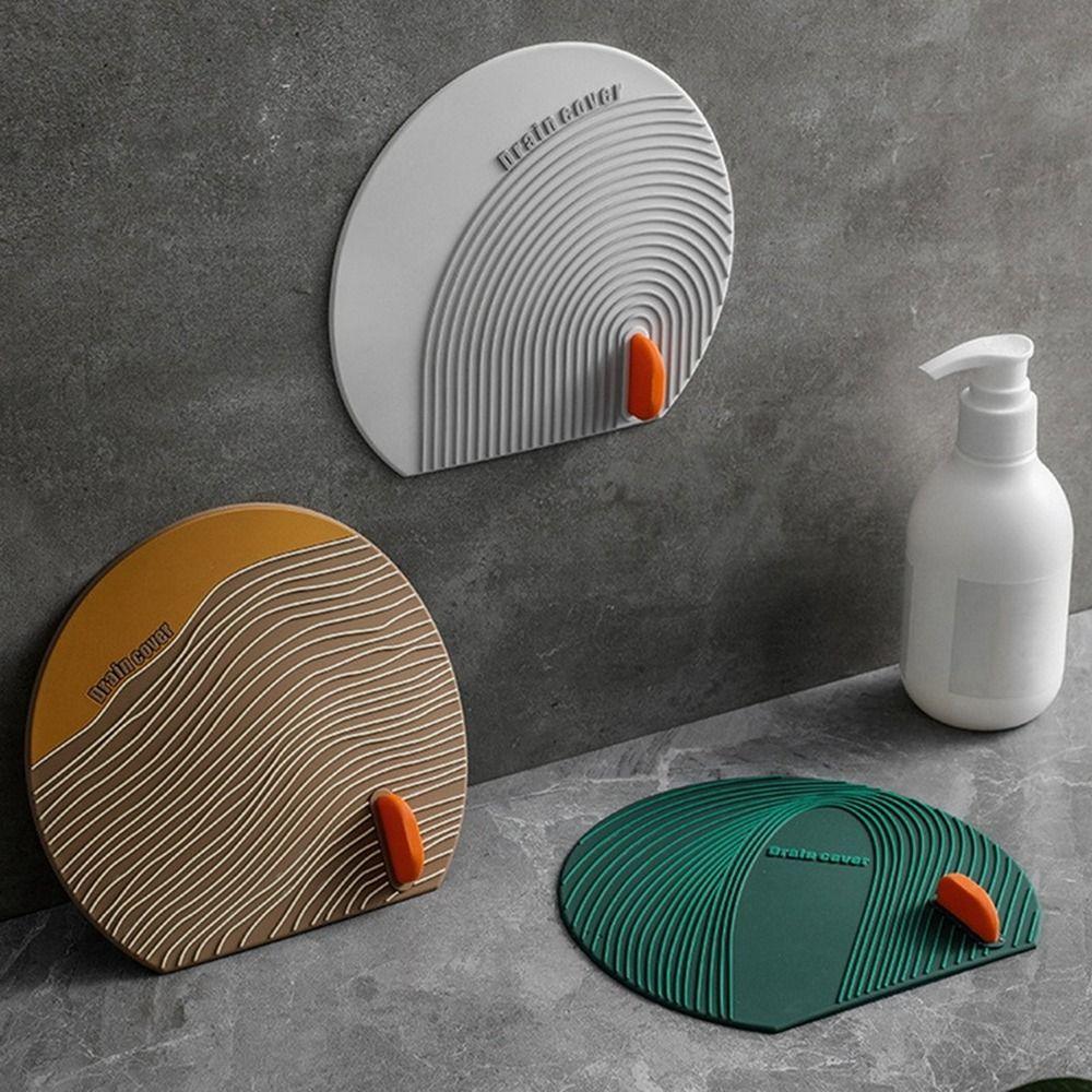 Odor For Kitchen Bathroom Toilet Pad Sealing Drain Cover Sink Strainer Sink Filter Hair Catcher