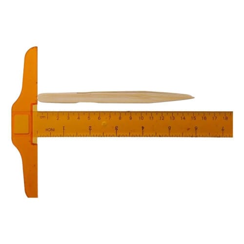 3 Pieces Bamboo Tweezers, Anti-Static Tweezers, Sharp Wooden Tweezers for Gold Leaf, Chips, Quartz, Arts, DIY Crafts