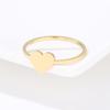 DOTIFI For Women Rings Peach Hearts Stainless Steel Gold Color Fashion Jewellery Ring Stacked R171