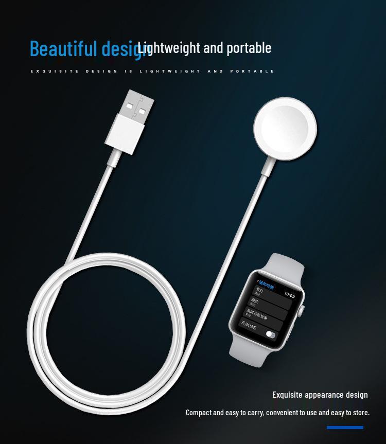 Magnetic Wireless Charger for Apple Watch Series, A & C Ports