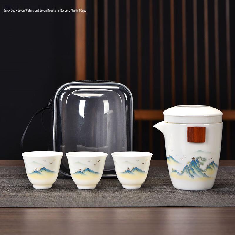 Portable Ceramic Travel Tea Set
