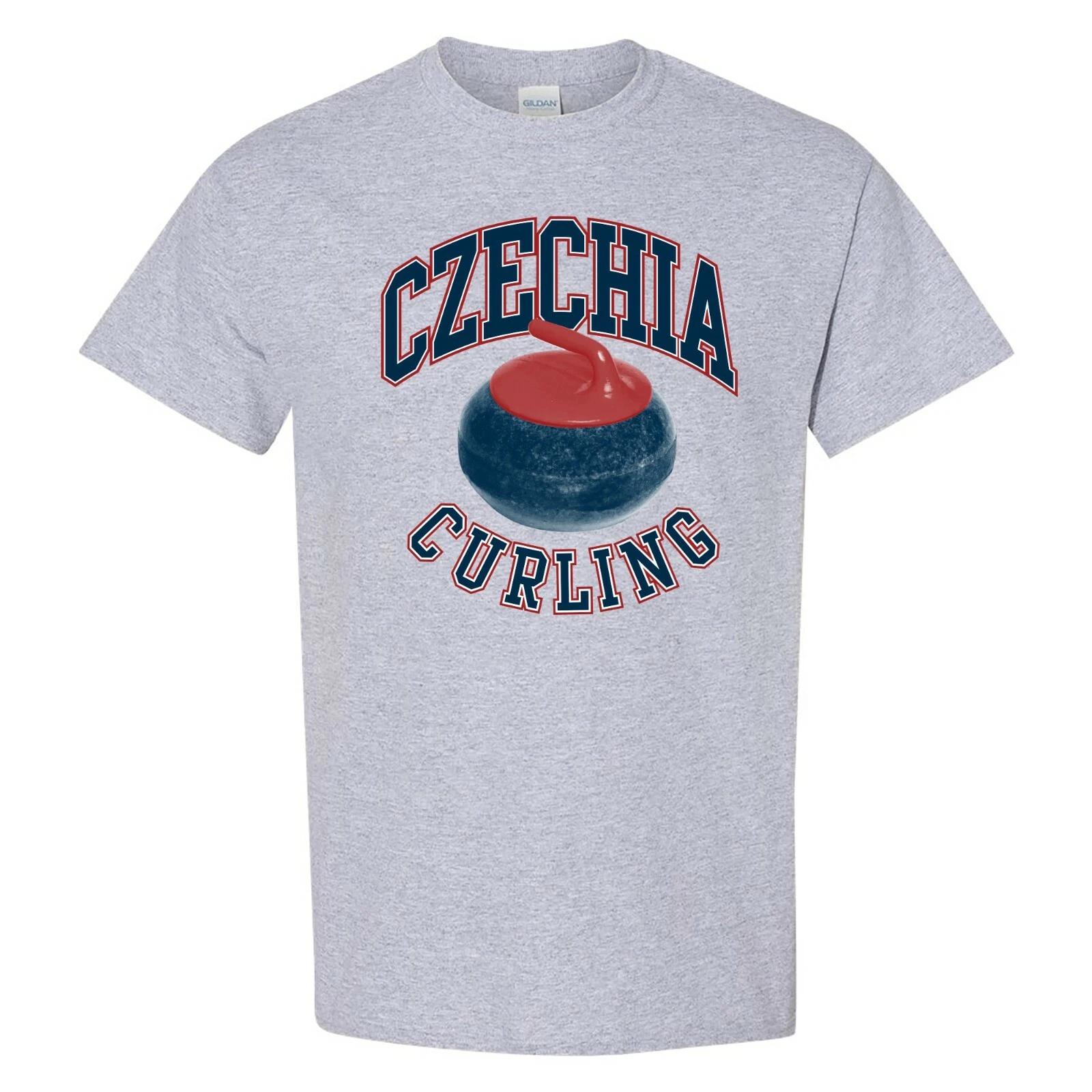 

Czech Republic Curling Unisex T-Shirt - Sport Grey 3XL
