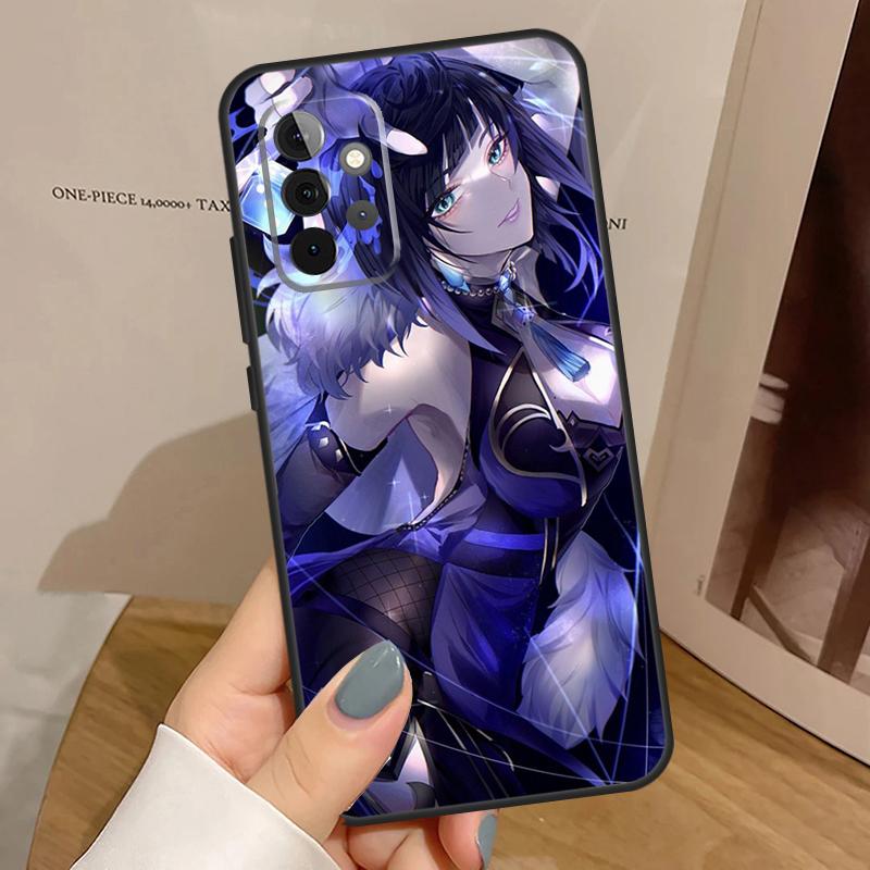 Yelan Genshin Impact Case For Samsung Galaxy A34 A54 A14 A15 A35 A55 A52 A32 A12 A51 A71 A13 A23 A33 A53 Cover