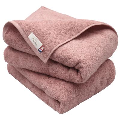 Imabari Towel Certified Bath Towel Soft 60 X Medium Moss Pink 2-Piece Set, Towel, Approx. 120cm, Fluffy, Soft, Thickness, 100% Cotton,