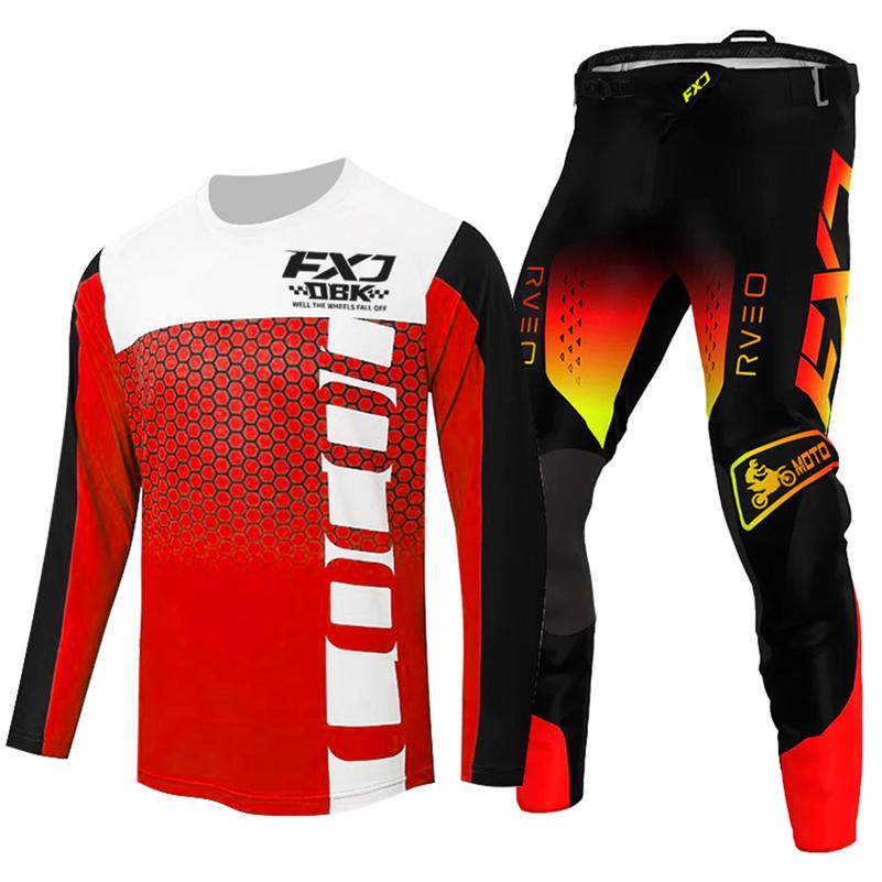 Motocross-Ausrüstungsset für Kinder 4 5 6 7 8 9 10 11 12 13 Jahre Jugend Kind Motorrad Junge Mädchen Jersey Hose Kits Rennanzug Offroad Enduro MX MTB