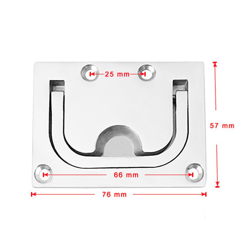 Yacht Hardware Marine Floor Buckle 316 Stainless Steel Lift Ring Pull Handle Locker For Yacht Boat Accessories