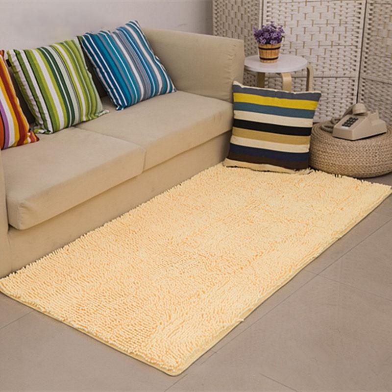 Shaggy Long Microfiber Non Slip Absorbent Bath Mat Bathroom Shower Carpet Rugs
