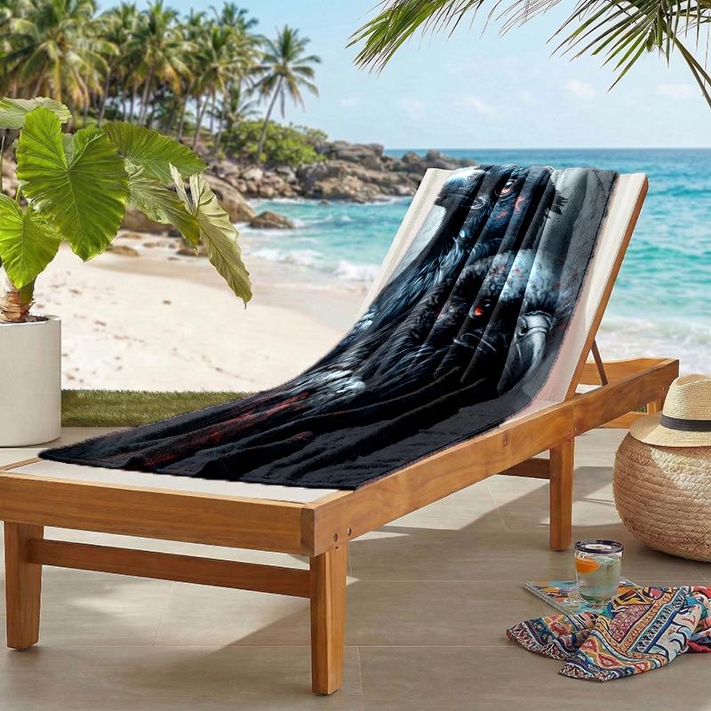 Vintage Artwork Fashion Beach Towel: Ideal for Summer Adventures Soft, absorbent and quick drying suitable for swimming and bathing
